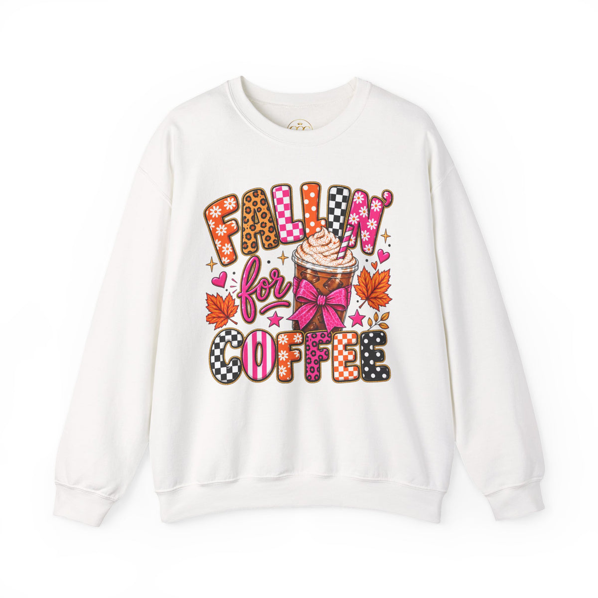 Fallin' for Coffee Crewneck Sweatshirt