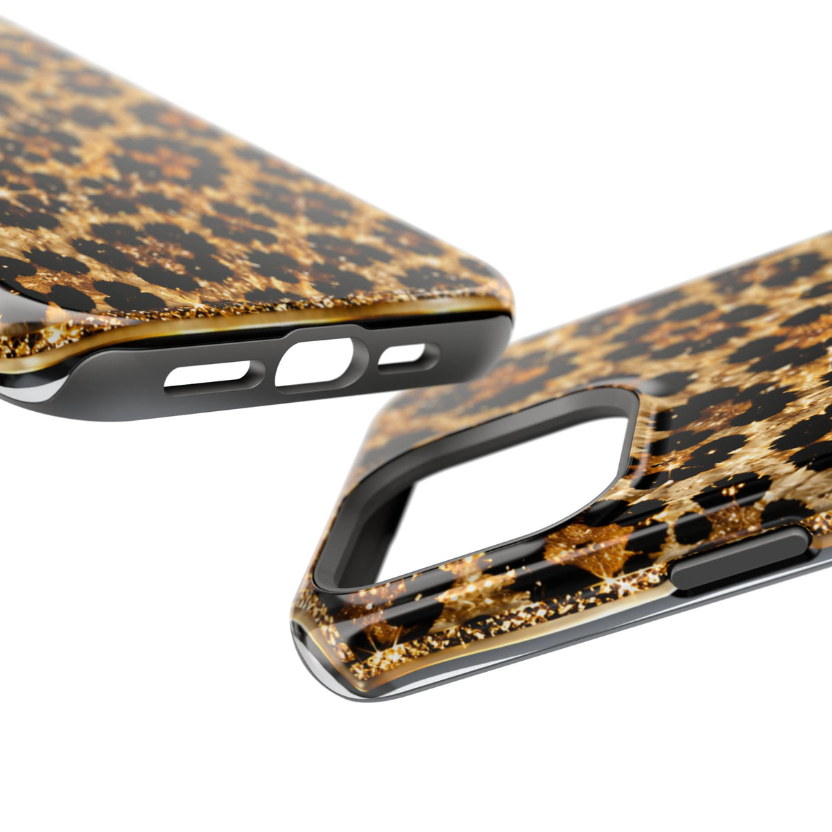 Leopard Print Magnetic Impact-Resistant Phone Case
