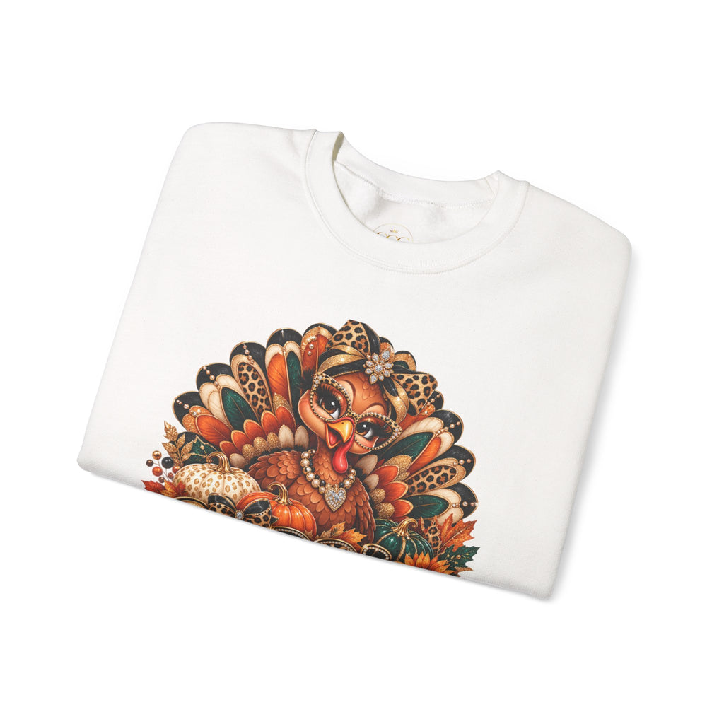 Thanksgiving 'Gobble' Turkey Crewneck Sweatshirt