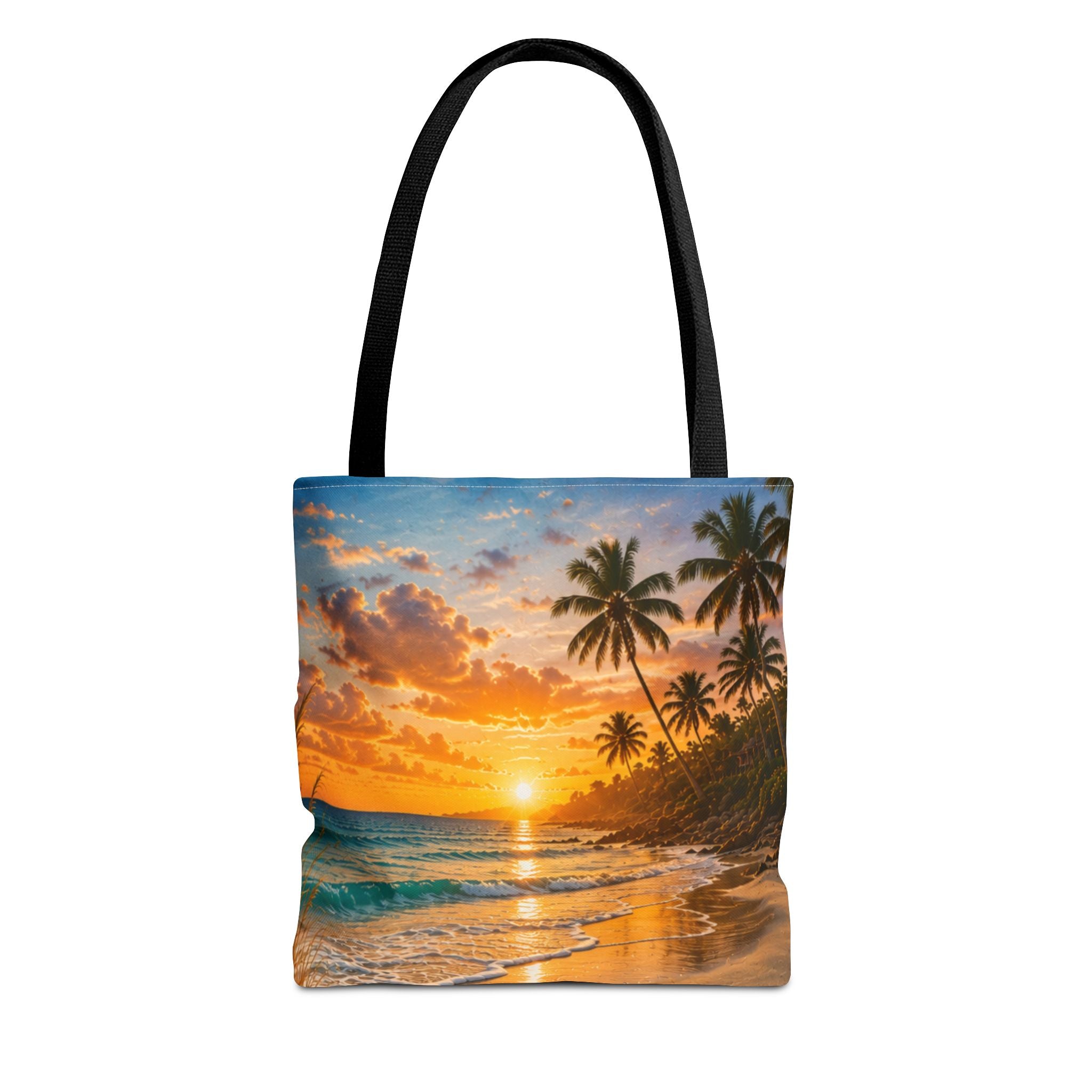 Leave Your Worries In The Sand | AOP Tote Bag | Coastal Serenity Collection