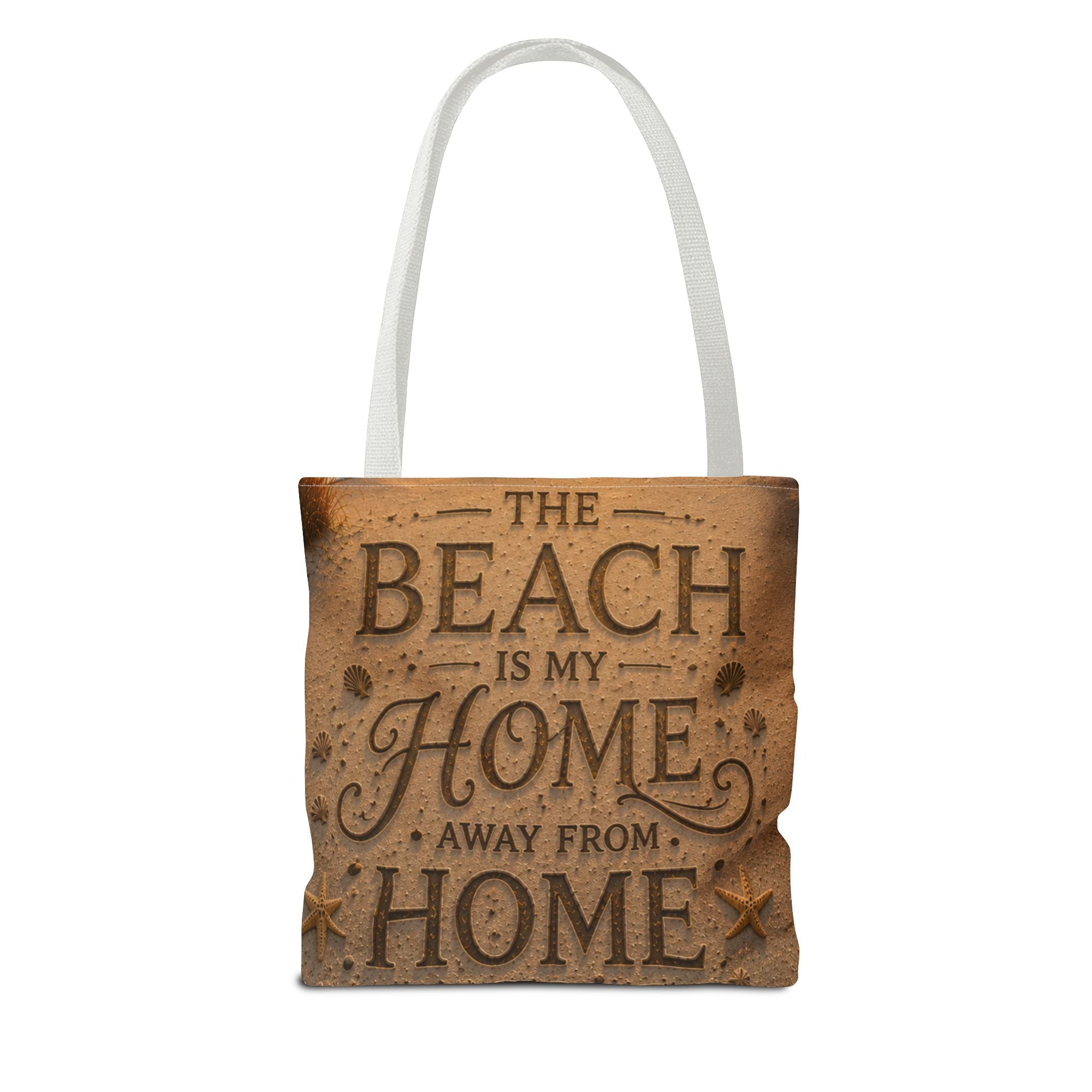 The Beach Is My Home Away From Home | AOP Tote Bag | Coastal Serenity Collection