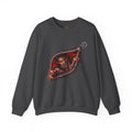 Vampire Zipper Men’s Sweatshirt | Front & Back Halloween Crewneck