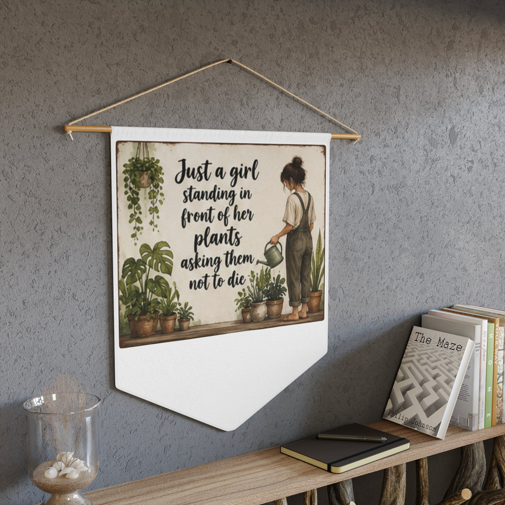 Plant Lover Home Decor Pennant